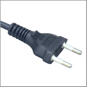 China Inmetro/uc Approved Power Cable/Brazilian 2 Pin power cord Plug for sale