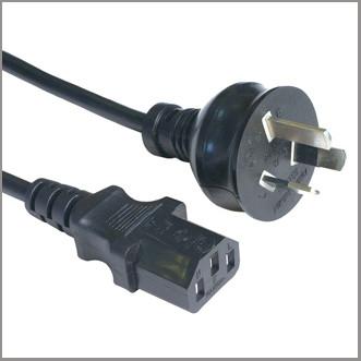 China Australian C13 Power Cord, SAA approved Home Appliance Power Cables for sale