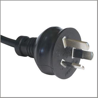 China Australian Power Cord with 3-pin plug, SAA approved Power Cables for sale