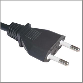 China Italian Power Cord with IMQ certified 2 pin Plug for sale