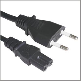 China Italian Power Cord with IEC320 C7 connector for sale