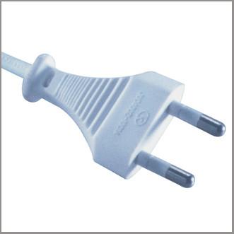 China KC Korean approved 2-pin power supply cord 2.5A plug for sale