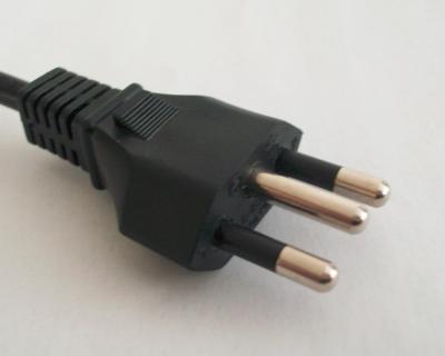 China Brazil AC power cord with INMETRO certificate, Uc approval PVC insulated power cables for sale