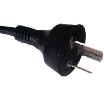 China CCC China approved power cord with 3-pin straight plug for sale