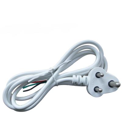 China Indian white power cord cables for home appliance for sale