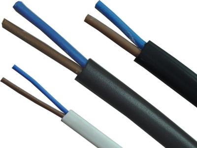 China PVC 2-core power cables, flexible power cords for sale