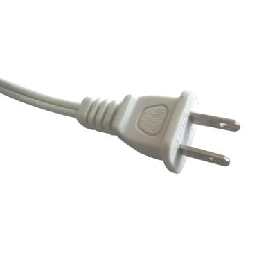 China China 2 prong power cord plug, PVC insulated and coated Chinese 2-core power cables for sale