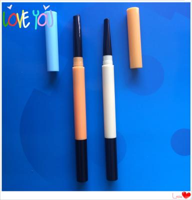 China OEM professional customized ABS eyebrow pencil, waterproof long lasting cosmetic eye brow pencil for sale