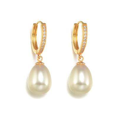 China Trendy Jewelry Fashion Water Drop Earrings Cut On Hoop Earrings For Ladies Accessories for sale