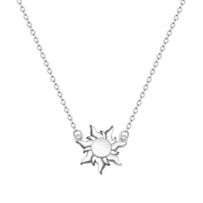 China FASHION 925 Sterling Silver Sun Necklace Pendant Necklace Jewelry for sale