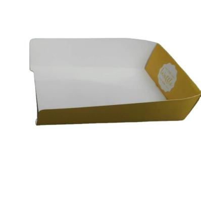 China Disposable Printing Cheap Paper Waffle Tray , Ice Cream Tray Customize for sale