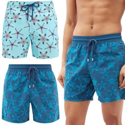 China Anti-Wrinkle Wholesale Custommen Swim Trunks OEM New All Over Print Mesh Striping Beach Abbreviations Mens With Pockets for sale