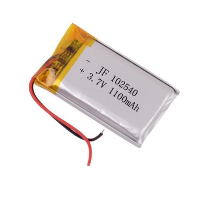 China Toys factory hot sale Lipo 102540 3.7v 1000mah lithium polymer battery with PCB and connector for sale