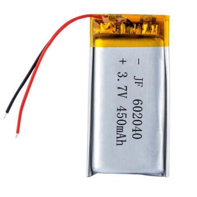 China Toys 602040 3.7v 450mah Lipo Polymer Rechargeable Battery Kc, Iec62133, Cb, Rohs, BIS, Ce, Un38.3, Msds Approved for sale