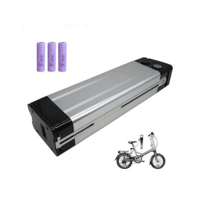 China Electric Bike 36V48V12AH20AH 18650 Ebike Batteries 500W 1000W With Charger Silver Fish Electric Bicycle Rechargeable Battery for sale