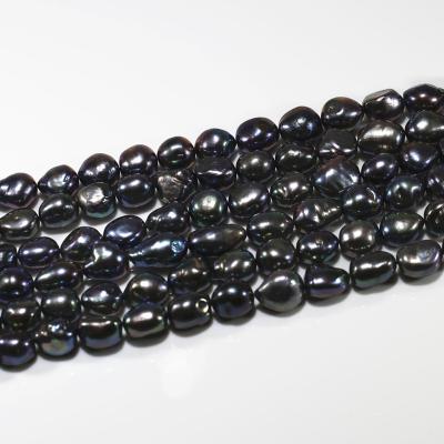 China Genuine Freshwater Pearls Nugget Shape Pearl 12-13mm Big Large Huge Peacock Size Freshwater Black Color for sale