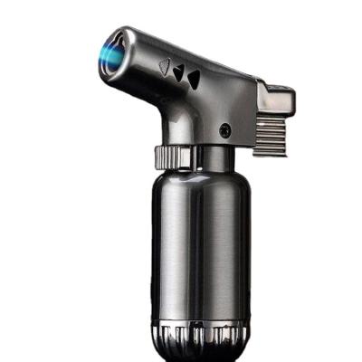 China Industrial Outdoor BBQ Firearm Cigar Torch Jet Butane Spray Gun Windproof Lighter for sale