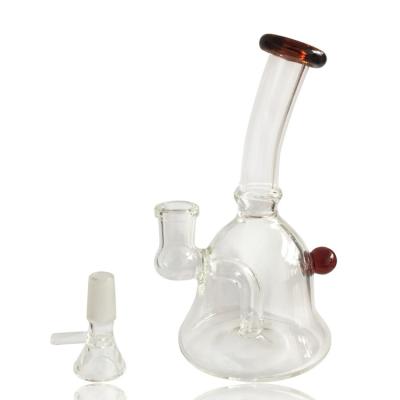 China Durable Glass Water Pipe Hookah Accessories With OEM Custom Shape And Color Spoon Custom Tube Glass for sale