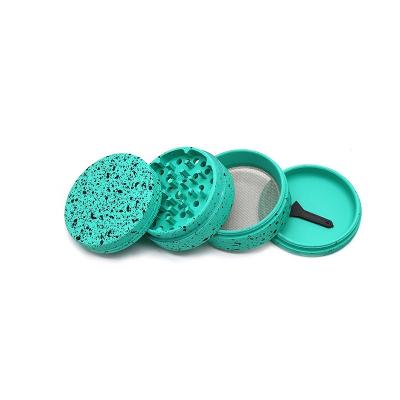 China Wholesale High qualityMetal grinder 40-60mm custom color minimalist 4 layers Herb Grinders for sale