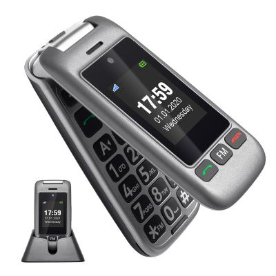 China artfone 3G factory artfone G6 LCD dual flip phone top mobile phone for elderly for sale