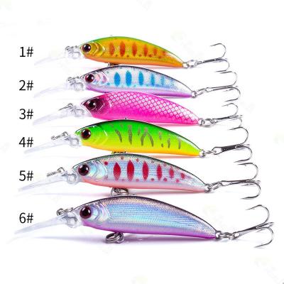 China Bass Throwing Submerged Mino Bionic Bait 7cm/6G For Grave Flying Minow for sale