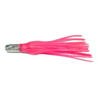 China Hot Sale Metal Lead Sea Fishing Squid Skirt Boat Fishing Bait Resin Jig Trolling Leader With Big Hook Octopus Lures for sale