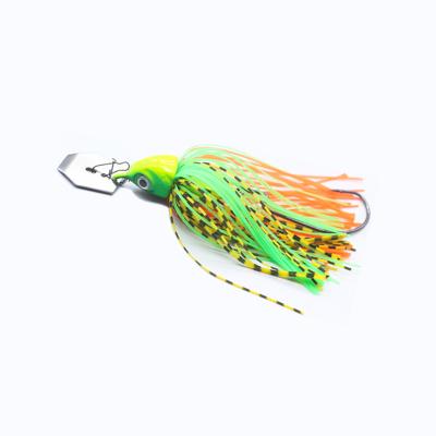 China Metal Fishing Lure Metal Jig Spinner 12G 15G 20G 25G Lead Spinnerbait Baits Swimbait Kits For Bass for sale