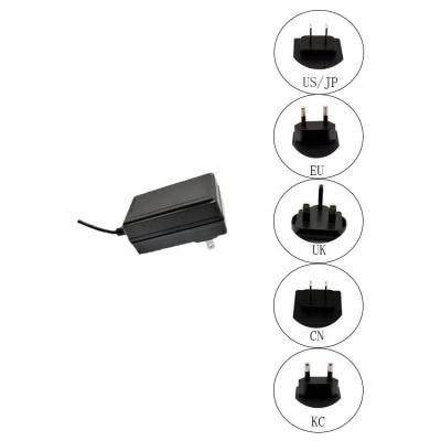 China Electronic Products 12V 1A 12V 2A Power Adapter Supply AC To DC 2.1mm x 5.5mm Socket Wall Plug Power Supply 8 Foot Extra Long Cord for sale