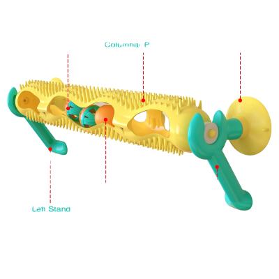 China Sustainable suction cups on both sides of the track cat climbing frame are fixed and can rotate the cat toy for sale