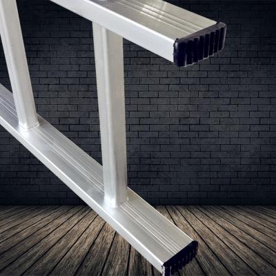 China Folding Ladders Aluminum Alloy Simple Straight Step Ladder for sale