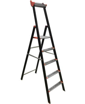 China DX-9200 Series5 Professional Aluminum Ladder Safety Portable Folding Step Ladders Folding Step Ladders with Tool Tray for sale