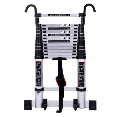 China Folding Ladders Combine Aluminum Multifunctional Retractable Telescopic Single Straight Extension Extendable Folding Step Ladder Max 330lb for sale