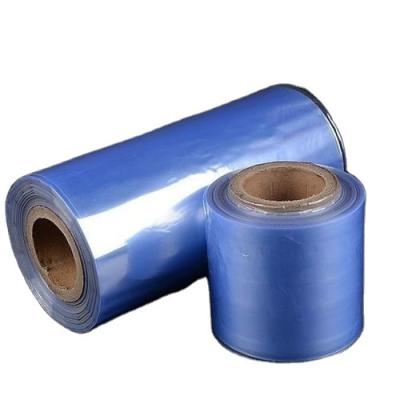 China Moisture-proof ENOUGH WEIGHT AND HIGH METERS TRANSPARENT CHEAP STRETCH WRAPPING PVC HOT SHRINK FILM for sale