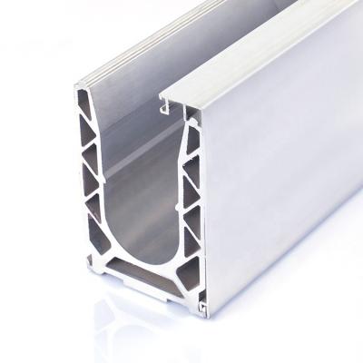 China Decoration 6063 Customized Aluminum Profile Extrusion Glass Flange for sale