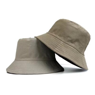 China Custom 100% Cotton Sunshade Bucket Hat Embroidery Logo For Gifts for sale