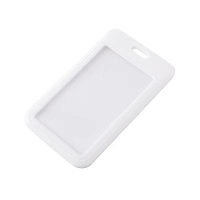 China Warm White Single Side Vertical Color Fashion Sales Portable ID Badge Holder for sale