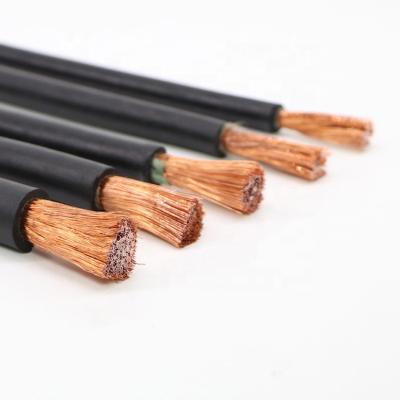 中国 Power plant/welding machine cable specification CCA conductor 70mm 90mm high quality copper battery welding cable 販売のため