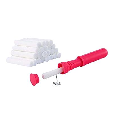 China Refillable Polyester Essential Oil Aromatherapy Inhaler Wick Stick For Empty Nasal Inhaler Sticks for sale