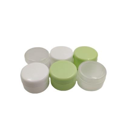 China Packaging Jar 10g 10ml PP Cream Sample Jar Cream Empty Plastic Cosmetic Container Container Small Makeup Boxes Subbottling With Screw Caps for sale