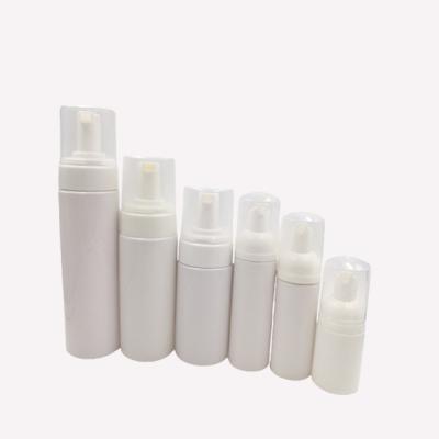 China 30ml 50ml 60ml 100ml 150ml 200ml 250ml PET Soap Foaming Pump Bottles Plastic Empty Refillable Cosmetic Foaming Pump Bottle for sale