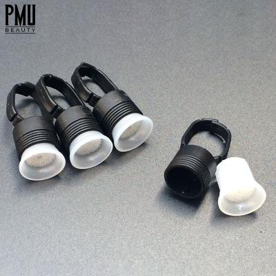 China PMbeauty Easy Hot Sale Microblading Dye Ink Cups Disposable Makeup Tattoo Ring Disposable Sponge Ring for sale