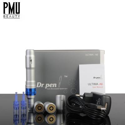 China Professional Permanent Tattoo Pen Machine Wired by PMbeauty and radio in ONE the last syllable of a word micro A6 from Dr.pen teasing for sale