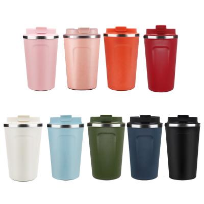 China Sustainable SUNTQ Reusable Coffee Cups 380ml Travel Mug with Leakproof Lid Custom Logo Vacuum Insulated Stainless Steel 510ml Coffee Mugs for sale