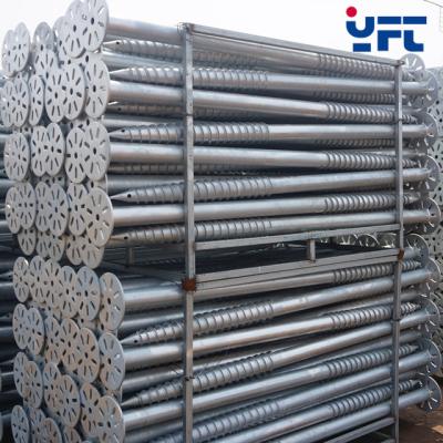 China STELL GROUND SCREW PILE POLE ANCHOR for sale