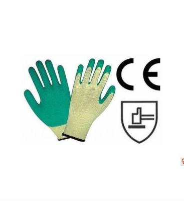 China Anti-impact Latex Coated Construction Working Glove for sale