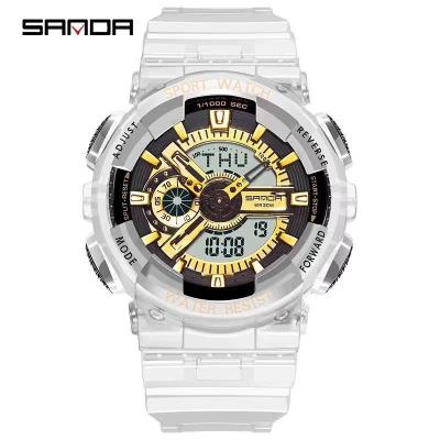 China Sanda Chrom Brand Boys Watch For Man Unisex Super Sport Watches For Women Private Label Watch Relojes Hombre for sale