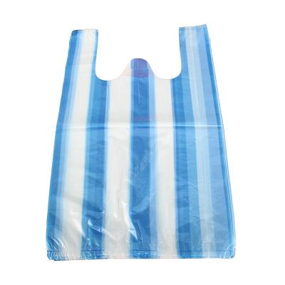 China Wholesale Biodegradable Moisture Proof HDPE/LDPE T-shirt Plastic Shopping Bag Plastic Bag With Woven Bags for sale