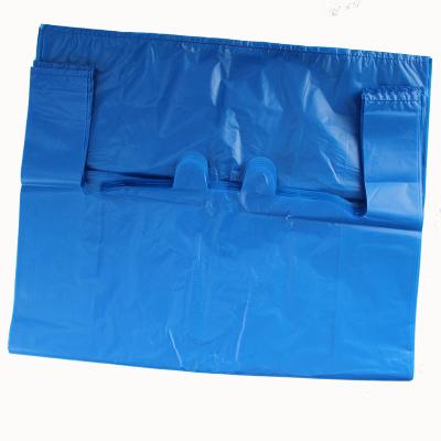 China Custom Foldable Biodegradable Biodegradable Plastic T-shirt Grocery Bags China Waterproof for sale