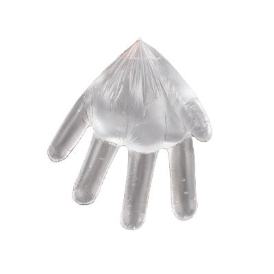 China HDPE/LDPE Disposable Cleaning Chicken Wing Plastic Gloves for sale