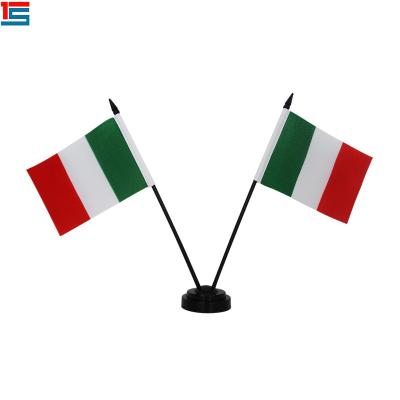 China Custom Printing Different Health Care Institutes Polyester Country Negotiation Flag Italy Flag For Office Decoration for sale